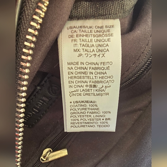 The Drop Preston Black Croc Embossed Belt Bag Fanny Pack Crossbody Vegan - Picture 5 of 7